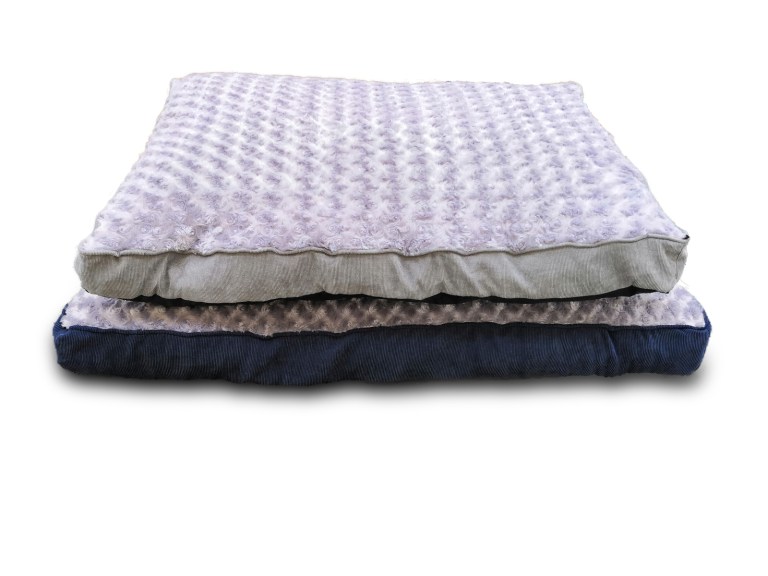 yes4pets medium dog puppy pad bed kennel mat cushion bed 85 x 60 cm blue / grey