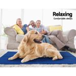2x pet cooling bed gel mat dog cat non toxic cool pad puppy cold summer 50x40 cm