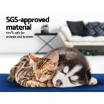 2x pet cooling bed gel mat dog cat non toxic cool pad puppy cold summer 50x40 cm