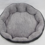 yes4pets blue / grey washable fleece soft pet dog puppy cat bed large