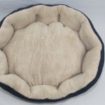 yes4pets blue / grey washable fleece soft pet dog puppy cat bed large