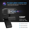 1080p webcam with autofocus, six-layer glass lens.