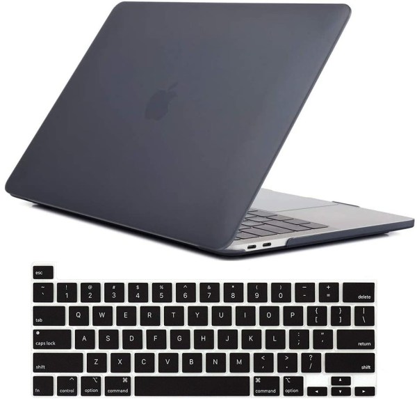 v324 a2141 m black macbook pro 16 a141 case black 1 00.jpg MacBook Pro 16 2020 A2141 Matte Hard Shell & Keyboard Cover