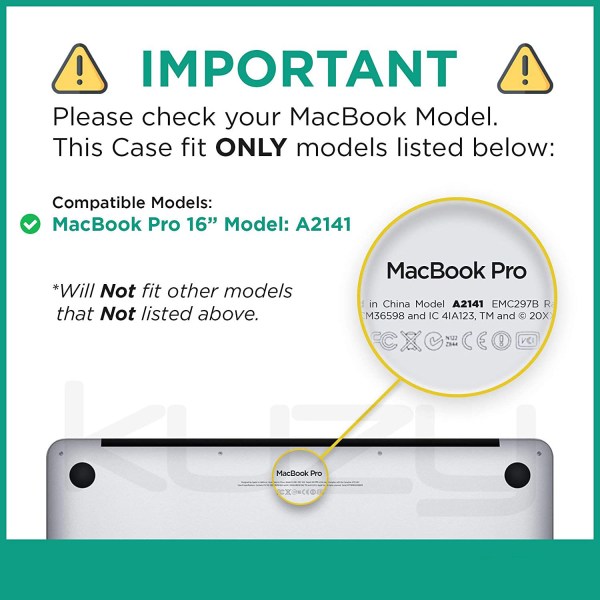 macbook pro 16 inch 2020 release a2141 matte shell case keyboard cover touch bar clear MacBook Pro 16 2020 A2141 Matte Hard Shell & Keyboard Cover