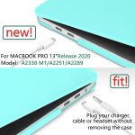Turquoise Hard Shell Case for 13 MacBook Pro M1 M2