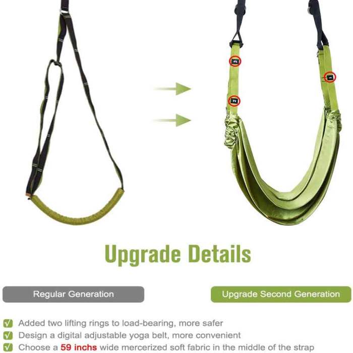 green fitness yoga strap band waist trainer leg door swing adjustable ballet dancer green fitness yoga strap band waist trainer leg door swing adjustable ballet dancer