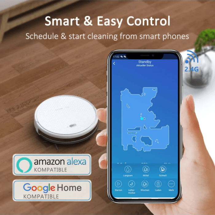 Tesvor X500 Pro Robot Vacuum with Smart Mapping & Alexa