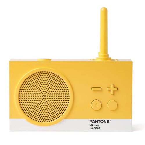 v398 ld la119pt y 202507041120 00.jpg Yellow retro-inspired radio with antenna