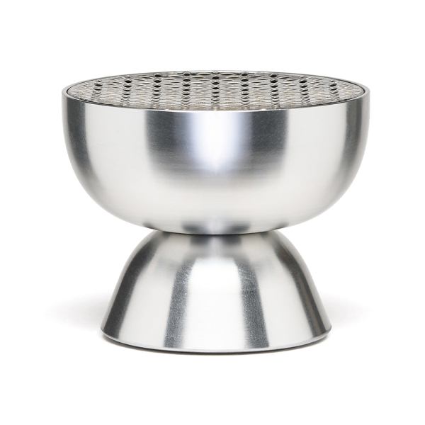 v398 ld la131ap 202507041111 00.jpg Stainless steel modern hourglass-shaped incense holder.