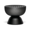 Black modern chimney cowl for rain protection