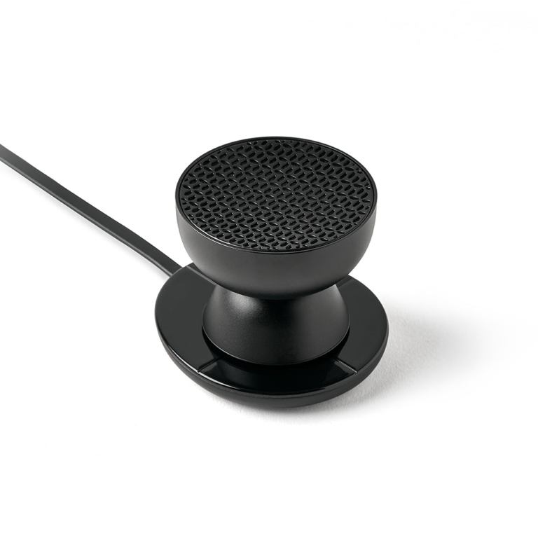 lexon tamo infinitely pairable bluetooth speaker black Round black portable speaker with cord