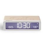 Digital clock displaying 10:30 AM with beige casing.
