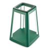 Green square open-ended waste bin holder