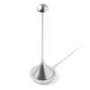 lexon steli dome infinitely pairable table lamp alu polish Silver charging stand with cable