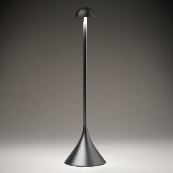 lexon steli dome infinitely pairable table lamp alu polish Modern grey floor lamp with sleek design