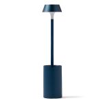 v398 ld lh99db 202506190533 00.jpg Modern blue floor lamp with cylindrical base.