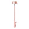 lexon mimi flexible led lamp pink Pink clip-on desk lamp, modern design