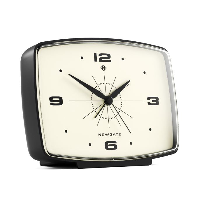 newgate brooklyn alarm clock black
