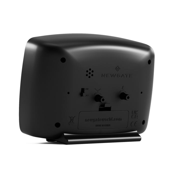 newgate brooklyn alarm clock black
