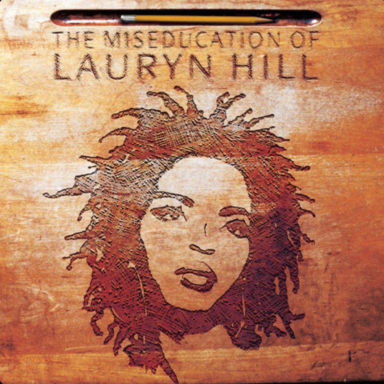 lauryn hill the miseducation of lauryn hill vinyl album & crosley record storage display stand