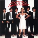 blondie parallel lines vinyl album & crosley record storage display stand