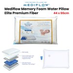 Mediflow memory foam water pillow 44x66cm.