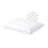 mediflow elite premium fiber memory foam water pillow 44 x 66 cm White latex pillow with breathable holes.