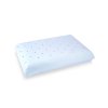 Ventilated foam pillow on white background.