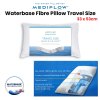 mediflow travel size waterbase fibre pillow 33 x 53 cm Travel size water pillow, 33x53cm with waterbase technology.