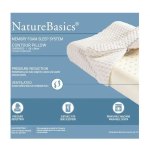 alastairs nature basics memory foam contour standard pillow 38 x 58cm NatureBasics memory foam contour pillow overview.