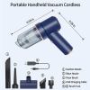 portable vacuum cleaner car air duster handheld cordless home car dust blower Portable cordless handheld vacuum with attachments