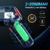 portable vacuum cleaner car air duster handheld cordless home car dust blower Powerful 2000mAh Li-Ion battery and fast charging.