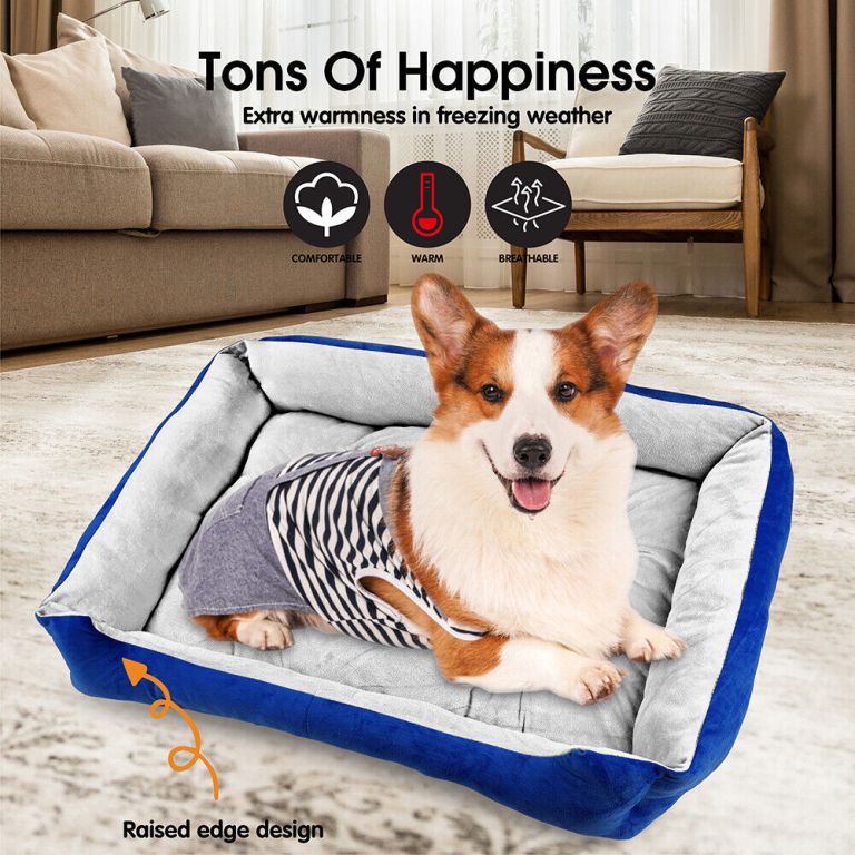 vaka navy dog bed pet cat calming floor mat sleeping cave washable extra large 29701 vaka navy dog bed pet cat calming floor mat sleeping cave washable extra large 29701
