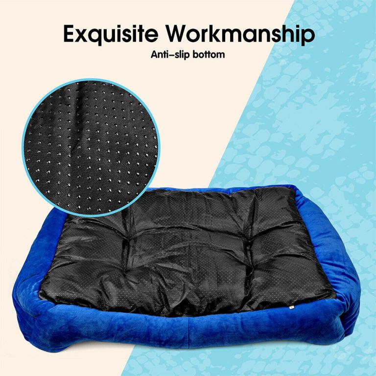 vaka navy dog bed pet cat calming floor mat sleeping cave washable extra large 29701 vaka navy dog bed pet cat calming floor mat sleeping cave washable extra large 29701