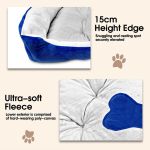 vaka navy dog bed pet cat calming floor mat sleeping cave washable extra large 29701 vaka navy dog bed pet cat calming floor mat sleeping cave washable extra large 29701
