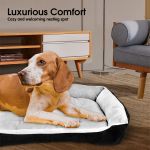 vaka navy dog bed pet cat calming floor mat sleeping cave washable extra large 29704 vaka navy dog bed pet cat calming floor mat sleeping cave washable extra large 29704