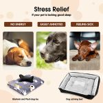 vaka navy dog bed pet cat calming floor mat sleeping cave washable extra large 29704 vaka navy dog bed pet cat calming floor mat sleeping cave washable extra large 29704