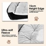 vaka navy dog bed pet cat calming floor mat sleeping cave washable extra large 29704 vaka navy dog bed pet cat calming floor mat sleeping cave washable extra large 29704