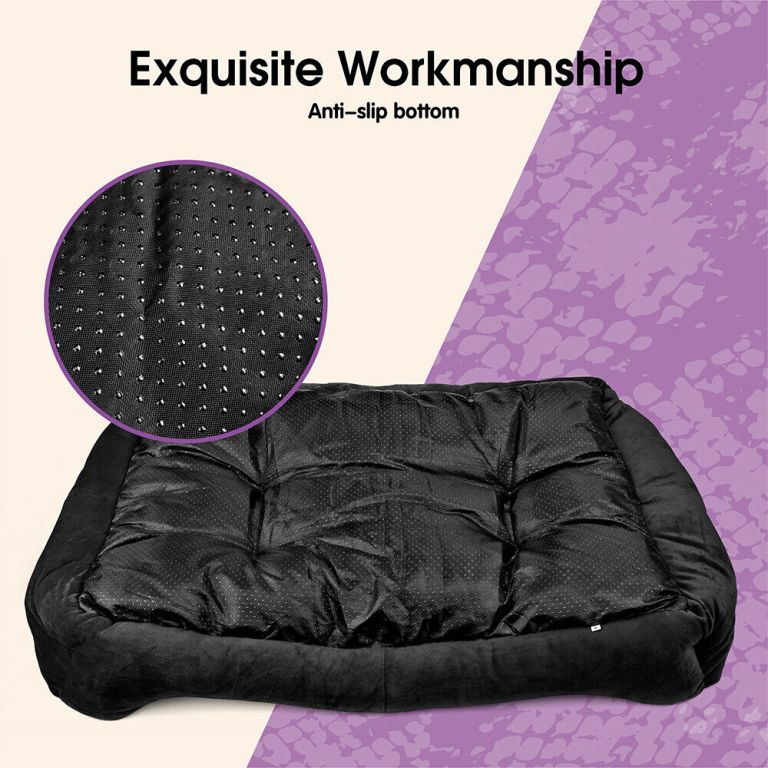 vaka navy dog bed pet cat calming floor mat sleeping cave washable extra large 29706 vaka navy dog bed pet cat calming floor mat sleeping cave washable extra large 29706