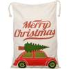 v474 462308 102906 00.jpg Christmas sack with tree-topped red car design