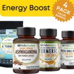 Nutra Nourished supplements bundle for energy boost.