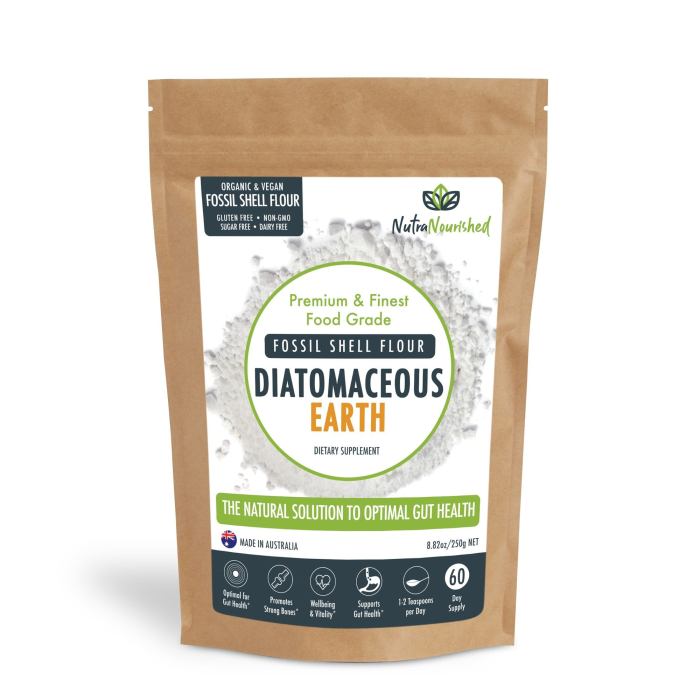 full body support bundle with essential supplements Diatomaceous Earth supplement, improves gut health, Australian-made.