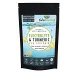 good gut health and faster recovery with fossil shell flour, curcumin, and electrolyte powder Nutra Nourished electrolyte turmeric lemon powder