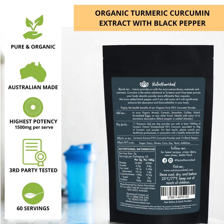 good gut health and faster recovery with fossil shell flour, curcumin, and electrolyte powder Organic turmeric curcumin extract pack with benefits list.