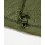 moss green solid kangaroo pocket half zipper oversized hoodie 2xl Green drawstring detail on fabric edge.