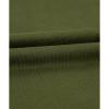 moss green solid kangaroo pocket half zipper oversized hoodie 2xl Closeup of olive green fabric texture