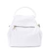 v italia by versace 1969 white leather handbag White leather handbag with front zip pocket.