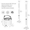 Adjustable mop and bucket dimensions