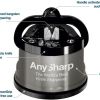 any sharp pro worlds best knife sharpener for knives blades scissors AnySharp Pro Knife Sharpener with Suction Grip Cup