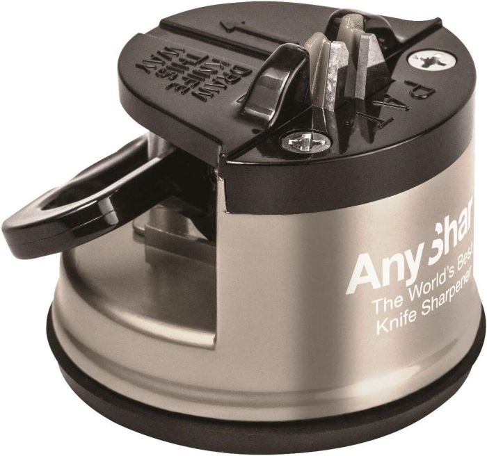 any sharp pro worlds best knife sharpener for knives blades scissors AnySharp Pro Knife Sharpener with Suction Grip Cup